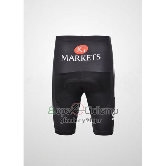 Sky Lider Ropa Ciclismo Culotte Corto 2012 Hombre Mangas Cortas Azur y AMarillo